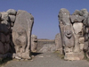 Turkey - Hattusa / Hattusha / Hattusas (Bogazkoy - Çorum province): ancient Hittite capital - the Lions' gate - Unesco world heritage site (photo by Alejandro Slobodianik)